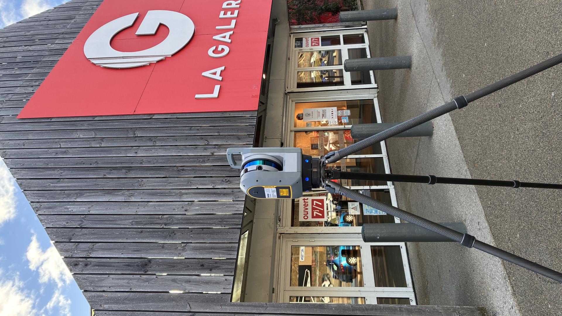 Relevé façade Intermarché Arbent - AJSCAN - Ain 01