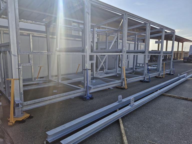Fabrication de structures SKID préfabriquées en atelier