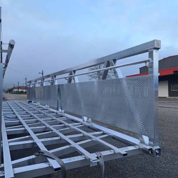 Pliage de tôle pour le bord de Seine baignable