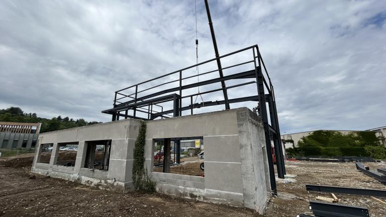 Charpente métallique réalisée par CAPMETAL à Lyon