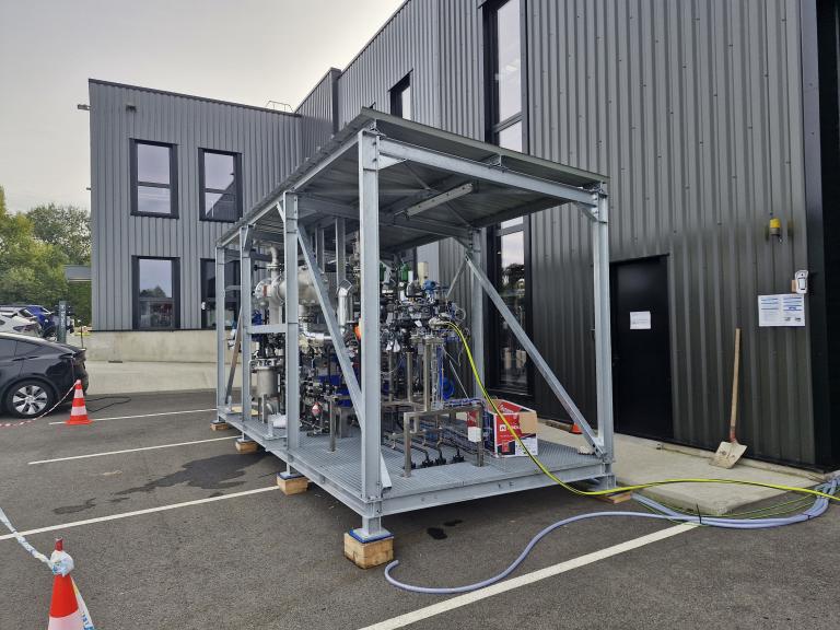 Étude de levage structure SKID industrielle modélisée