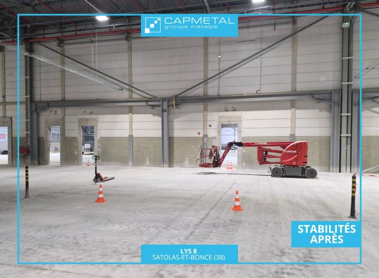 Travaux de stabilisation bâtiment LYS 8