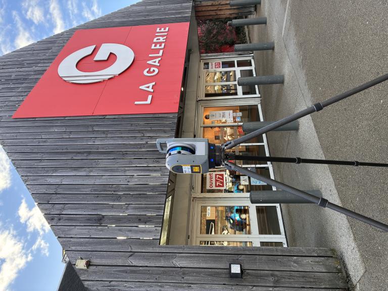 Capture données existant façade magasin - AJSCAN