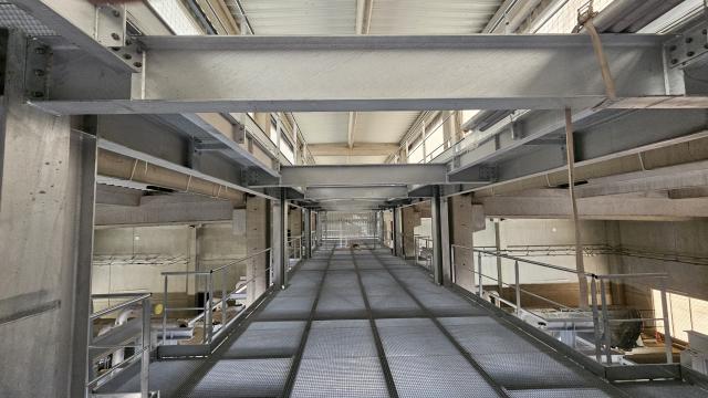 Structure métallique industrielle à Port-la-Nouvelle dans l'Aude